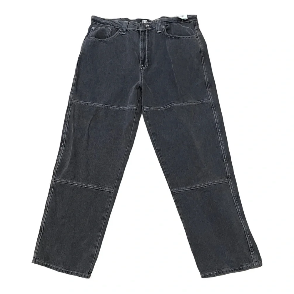 Bdg urban outfitters Louis 2 Seamed Loose Fit Jeans washed black 36x32 - Picture 5 of 13